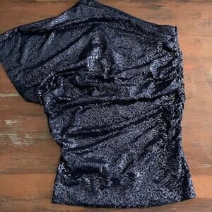 Guess by Marciano Y2K Disco Style One Shoulder Sequins Mini Dress Size Small